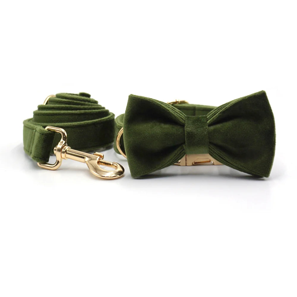 Vintage Velvet Dog Collar
