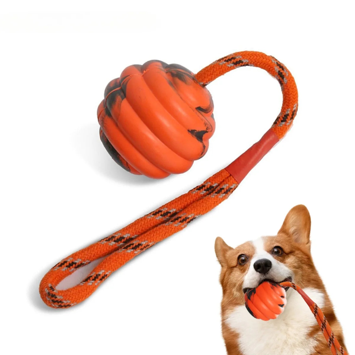 Rubber Rope Dog Toy
